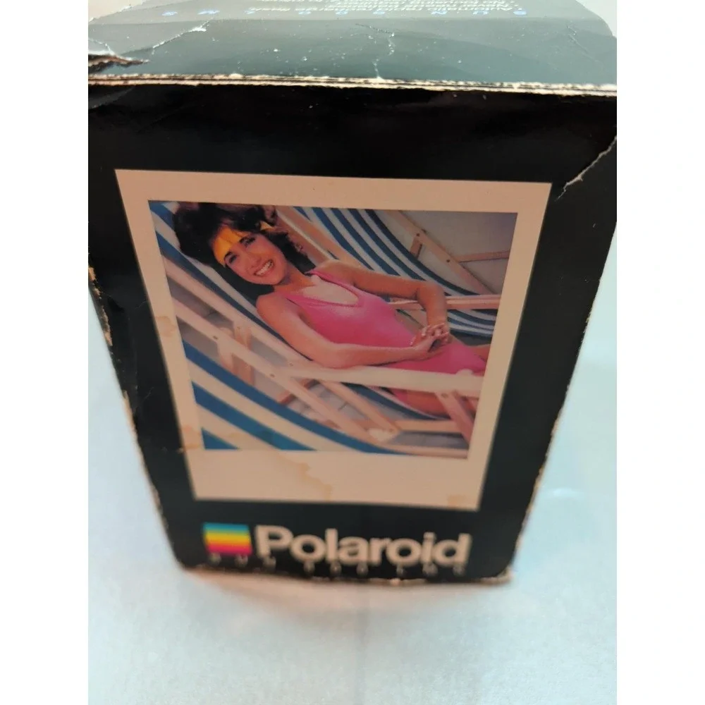 Vintage Polaroid Sun 600 LMS Instant Land Camera with Original Box and Manual